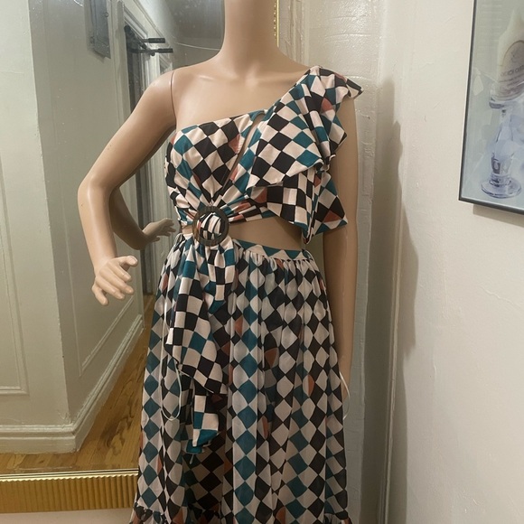 PatBO One-Shoulder Multicolor Dress - Picture 3 of 13